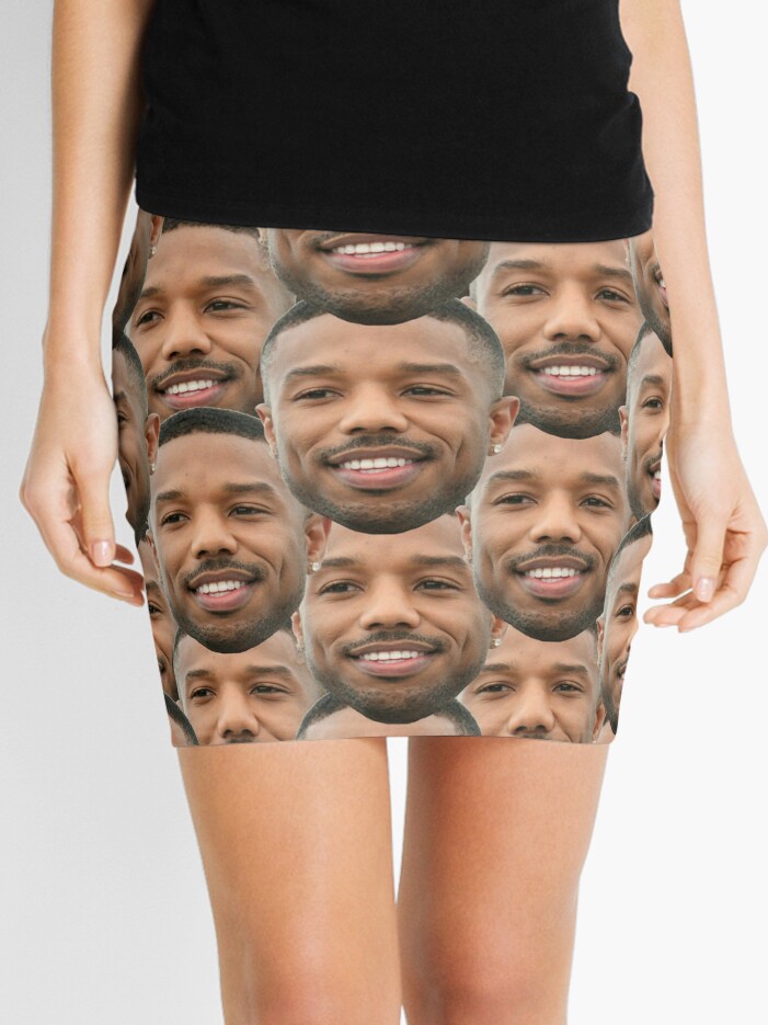 Michael B Jordan heads Leggings for Sale by Fiona Shorts