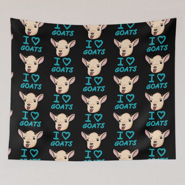 Item preview, Funny Goat I Love Goats for Goat Lovers, Blue designed and sold by Mochi-Merch.