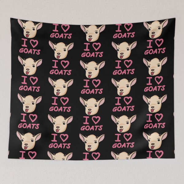 Item preview, Funny Goat I Love Goats for Goat Lovers, Pink designed and sold by Mochi-Merch.