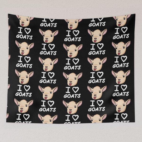 Item preview, Funny Goat I Love Goats for Goat Lovers, White designed and sold by Mochi-Merch.