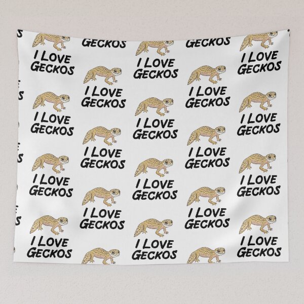 Item preview, I Love Geckos for Gecko Lovers, Black designed and sold by Mochi-Merch.