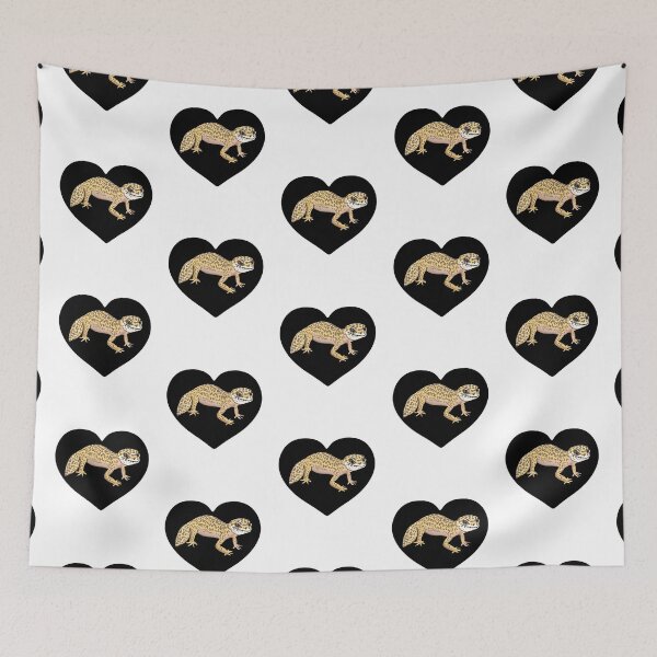 Item preview, Cute Gecko Black Heart  designed and sold by Mochi-Merch.