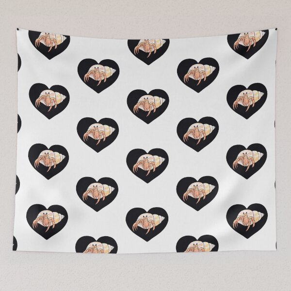Item preview, Hermit Crab Black Heart for Hermit Crab Lovers  designed and sold by Mochi-Merch.