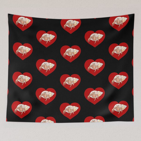Item preview, Hermit Crab Red Heart for Hermit Crab Lovers  designed and sold by Mochi-Merch.