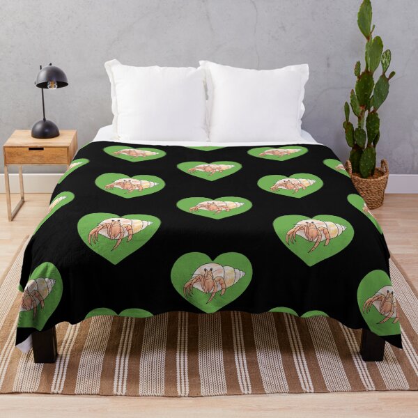 Item preview, Hermit Crab Green Heart for Hermit Crab Lovers  designed and sold by Mochi-Merch.