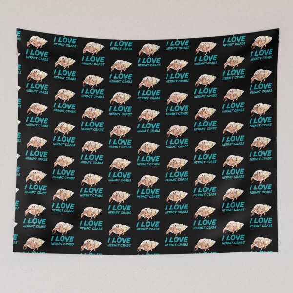 Item preview, I Love Hermit Crabs for Hermit Crab Lovers, Blue designed and sold by Mochi-Merch.