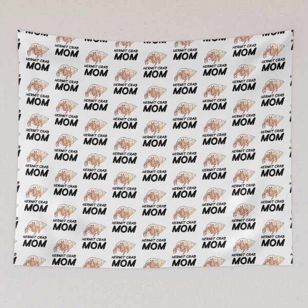 Item preview, Hermit Crab Mom for Hermit Crab Lovers, Black designed and sold by Mochi-Merch.