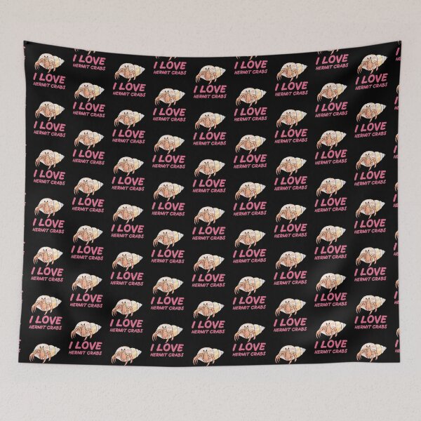 Item preview, I Love Hermit Crabs for Hermit Crab Lovers, Pink designed and sold by Mochi-Merch.
