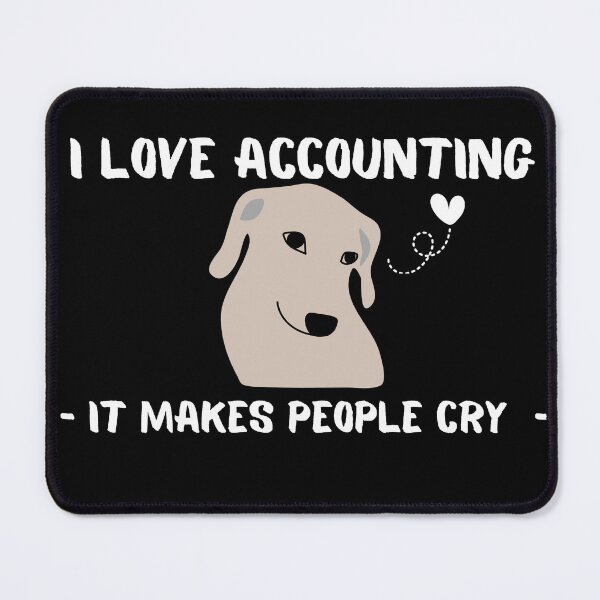 Item preview, Love accounting memes accountant designed and sold by arozdesign.