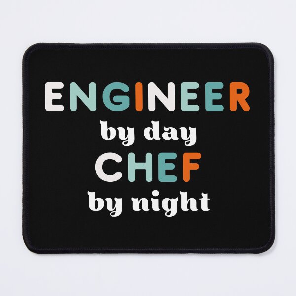 Item preview, Engineer By Day Chef By Night designed and sold by cherlizadesign.