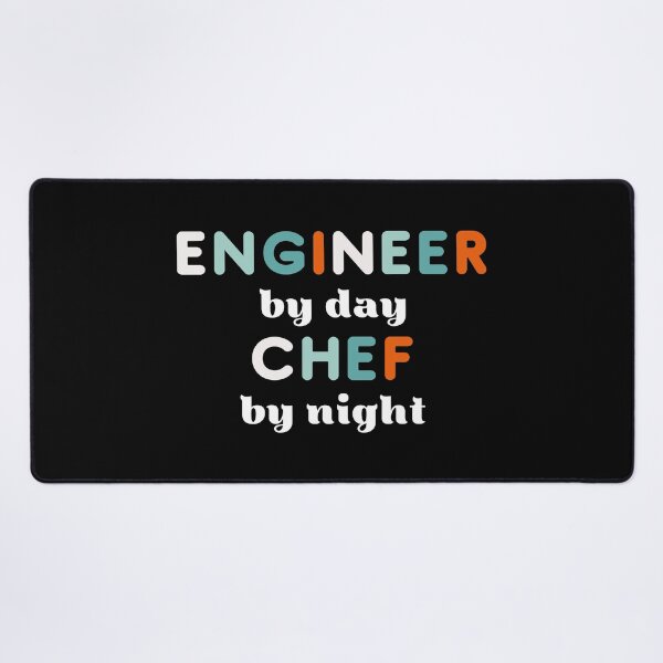 Item preview, Engineer By Day Chef By Night designed and sold by cherlizadesign.