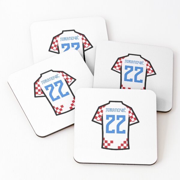 Item preview, Juranovic #22 CRO Red White Blue 22 Football Jersey designed and sold by Millustgfx.