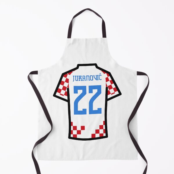 Item preview, Juranovic #22 CRO Red White Blue 22 Football Jersey designed and sold by Millustgfx.