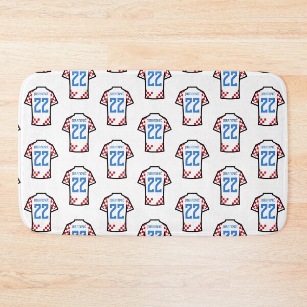Item preview, Juranovic #22 CRO Red White Blue 22 Football Jersey designed and sold by Millustgfx.