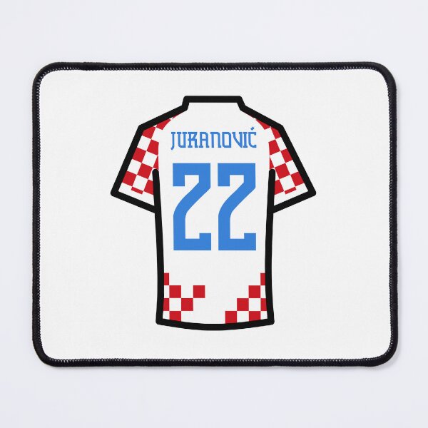 Item preview, Juranovic #22 CRO Red White Blue 22 Football Jersey designed and sold by Millustgfx.