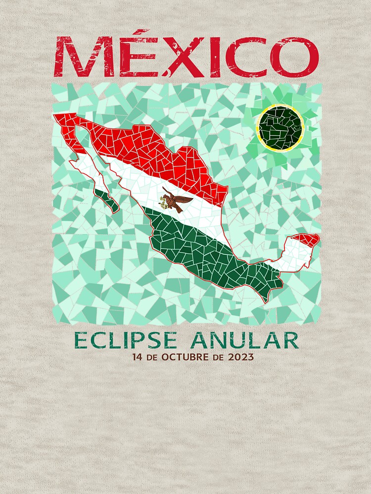 Thumbnail 5 of 5, Zipped Hoodie, Mexico Annular Eclipse 2023 designed and sold by Eclipse2024.