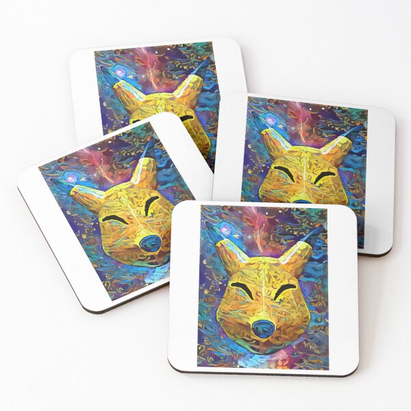 Item preview, Yellow Fox Mask Premium Scoop designed and sold by brynsells.