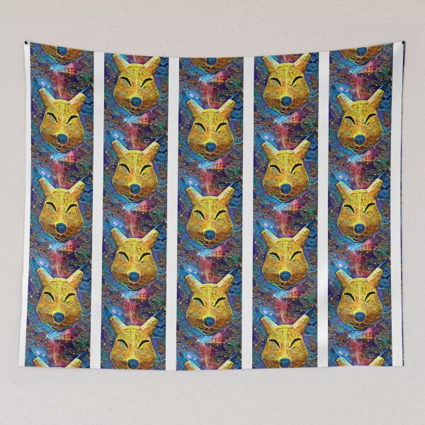 Item preview, Yellow Fox Mask Premium Scoop designed and sold by brynsells.