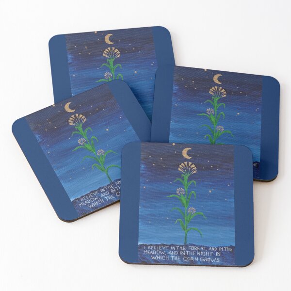 Item preview, 'I Believe in the Night' Thoreau Quote designed and sold by quakeandquiver.
