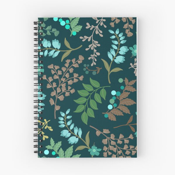 Item preview, Floral Ditsy - Deep Green designed and sold by Sarah Thorpe Designs .