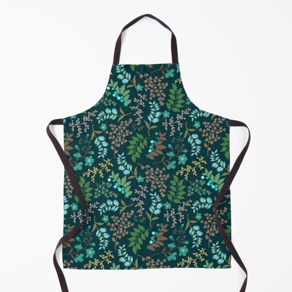Item preview, Floral Ditsy - Deep Green designed and sold by Sarah Thorpe Designs .