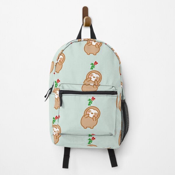 Item preview, Cute Christmas Mistletoe Sloth designed and sold by theslothinme.