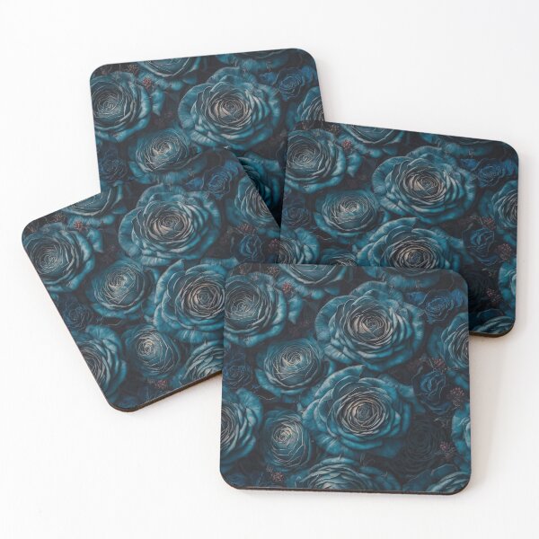 Item preview, blue roses nature background. flower wallpaper No. 2 designed and sold by ShopThousand.