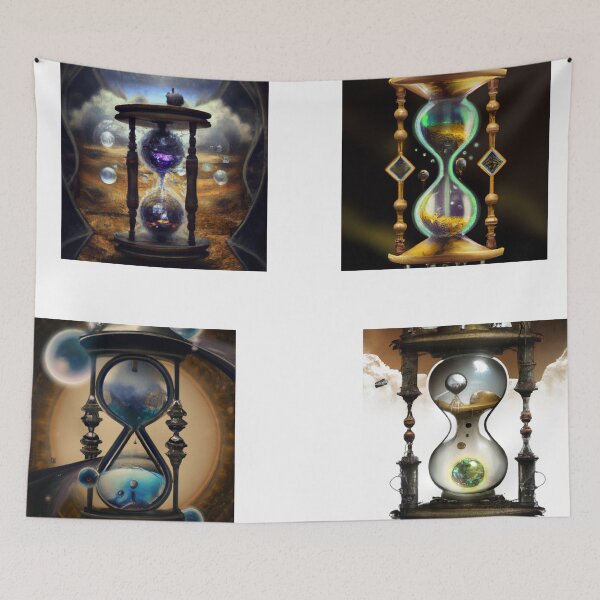 Item preview, Elegant hourglasses of different dimensions - digital art designed and sold by DuniDesign.