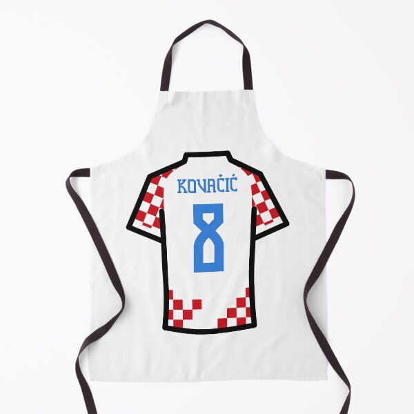 Item preview, Kovacic #8 CRO Red White Blue 22 Football Jersey designed and sold by Millustgfx.