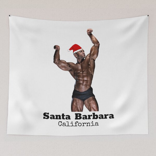 Item preview, Santa Meet Barbara In California designed and sold by LTM-tee.