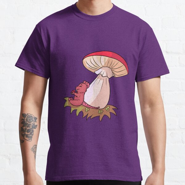 Mouse Picnic Under Mushroom Classic T-Shirt
