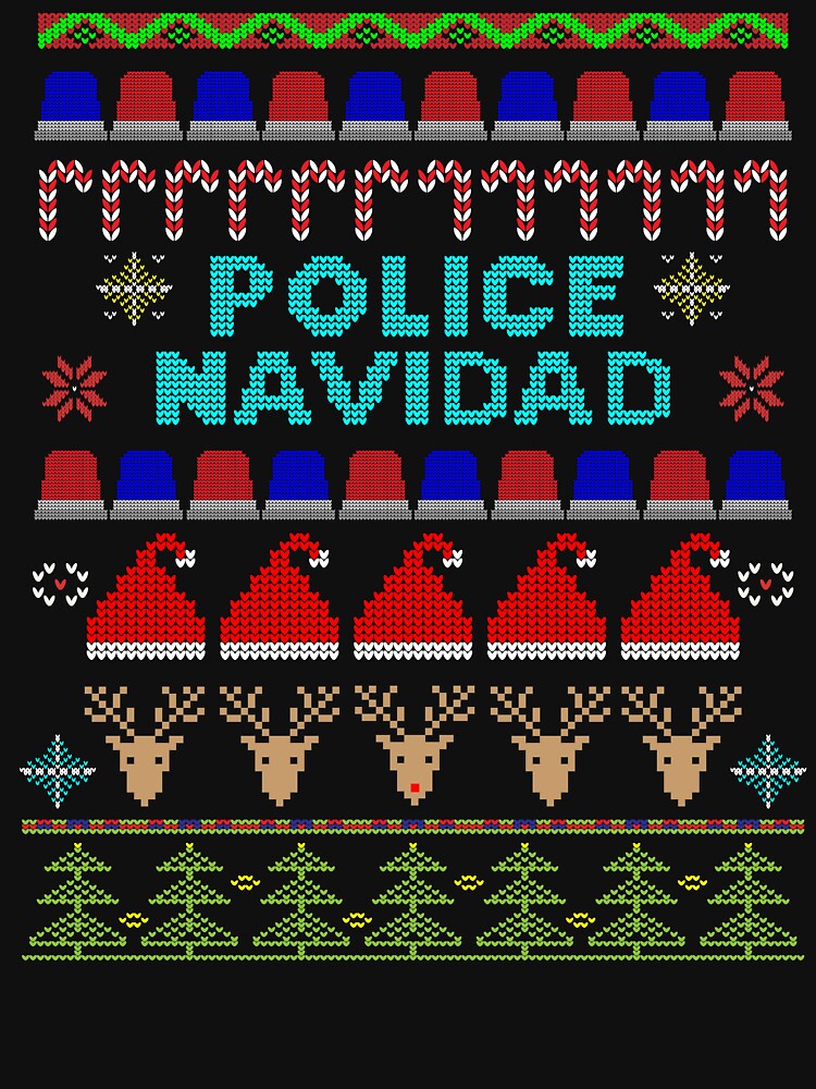 police navidad shirt