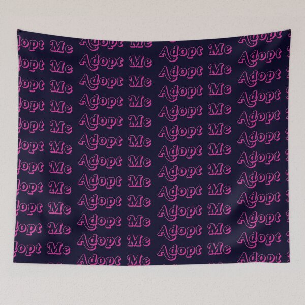 Item preview, Adopt Me (pet adoption stylish sign for dog bandana or cat mat) designed and sold by Popular-Gifts.