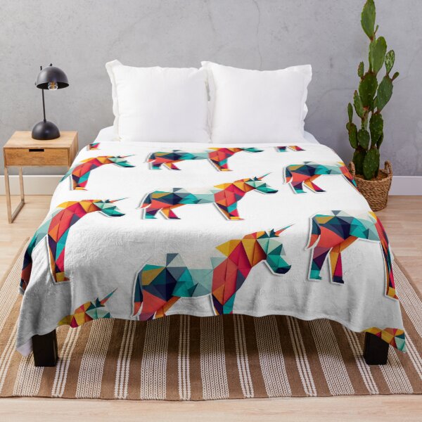 Item preview, Abstract Low Poly Unicorn designed and sold by PoormanToast.