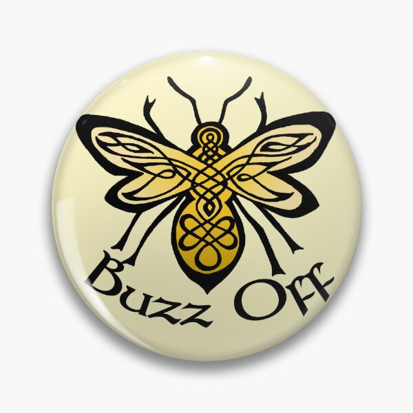 Item preview, Buzz Off Celtic Knotwork Bee designed and sold by quakeandquiver.