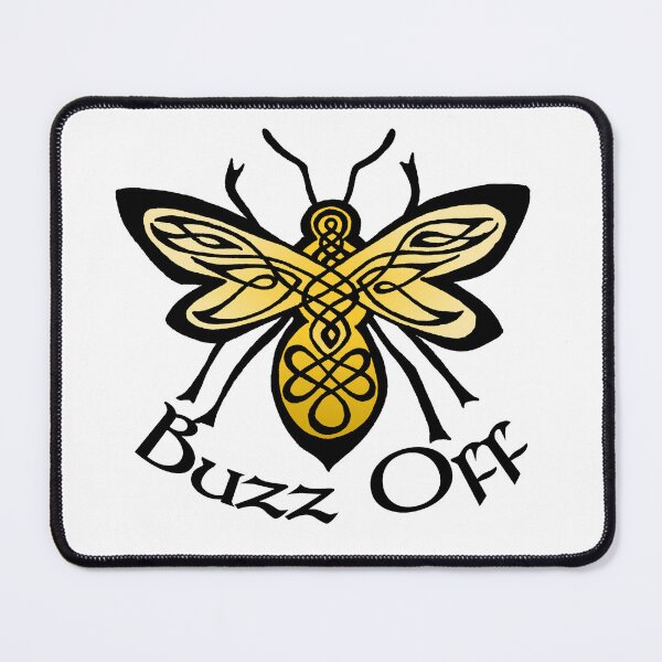 Artikelvorschau, Buzz Off Celtic Knotwork Biene entworfen und verkauft von quakeandquiver.