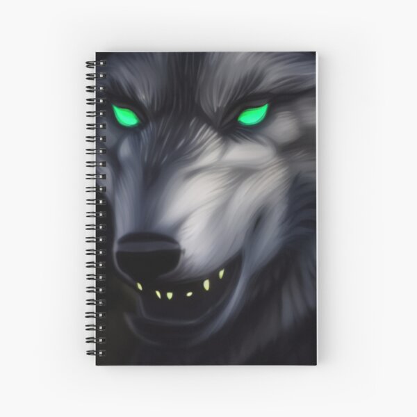 Cuadernos de espiral: Lobos Brillantes | Redbubble