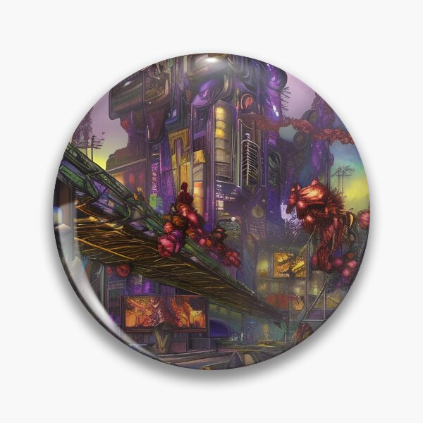 Item preview, The Fall Of Cyberpunk City - Exploding Bio Building designed and sold by Chubuter.