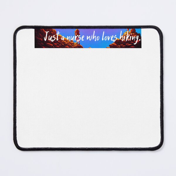 Item preview, Just a nurse who loves hiking 04 designed and sold by printiesart.