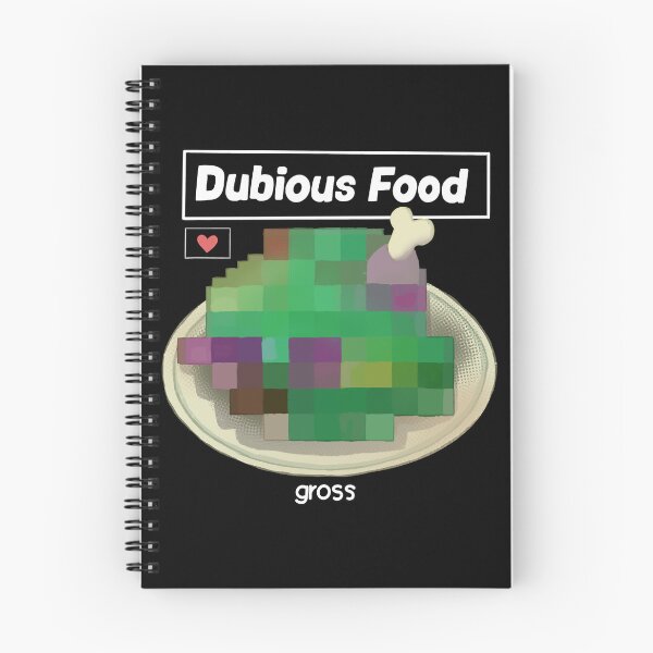Item preview, Dubious Food designed and sold by DumDamage.