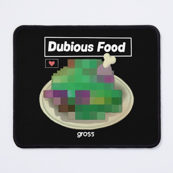 Item preview, Dubious Food designed and sold by DumDamage.