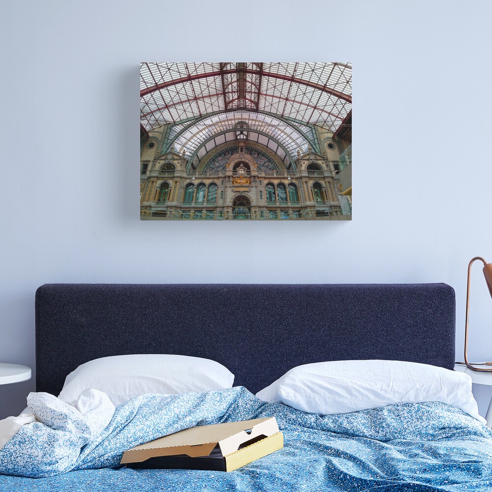 Antwerp Central Train Station Canvas Print