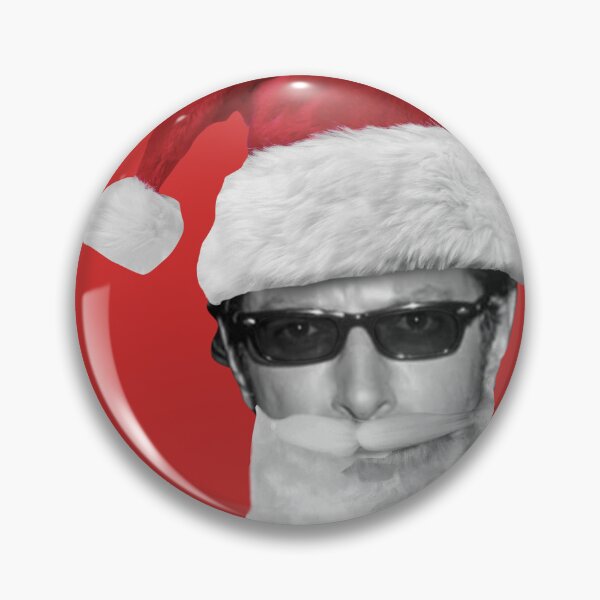 Item preview, Young Santa Jeff Goldblum - on Red designed and sold by boltjesdesign.