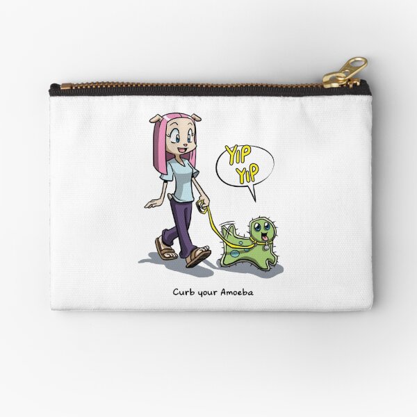 Bridget and Squishy from 'My Cage' Zipper Pouch