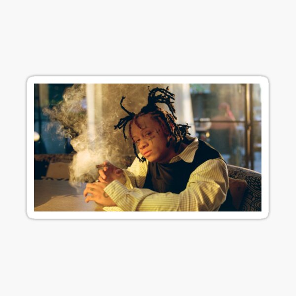 Trippie redd Aufregung Fotoshooting Sticker