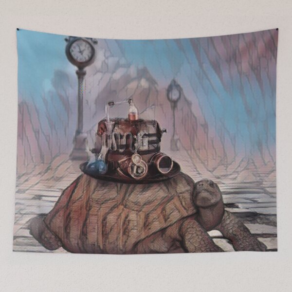 Item preview, Steampunk Turtle designed and sold by Edenglow Prints & Peculiars.