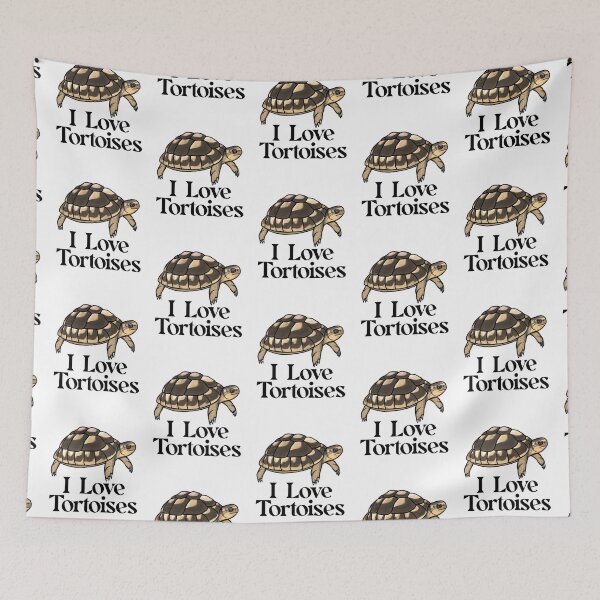 Item preview, I Love Tortoises for Tortoise Lovers, Black designed and sold by Mochi-Merch.