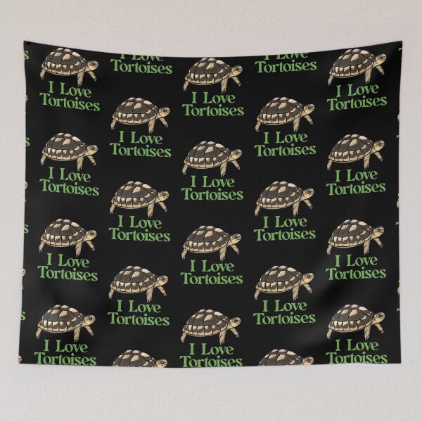 Item preview, I Love Tortoises for Tortoise Lovers, Green designed and sold by Mochi-Merch.