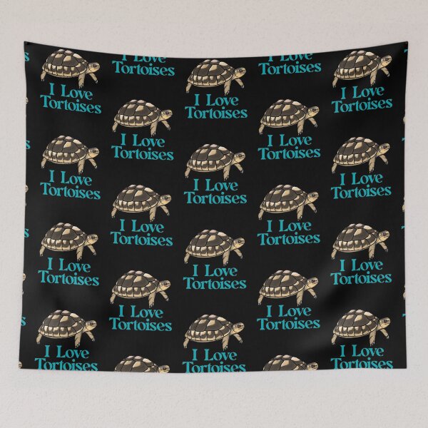 Item preview, I Love Tortoises for Tortoise Lovers, Blue  designed and sold by Mochi-Merch.