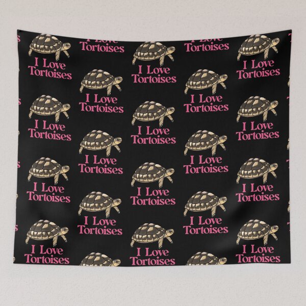 Item preview, I Love Tortoises for Tortoise Lovers, Pink designed and sold by Mochi-Merch.